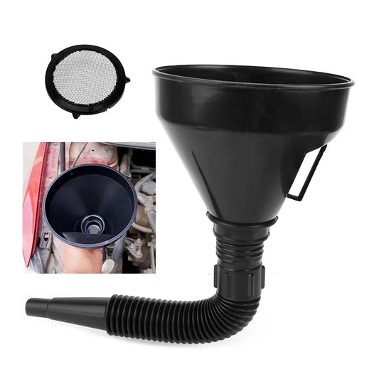Universal Oil Funnel With Filter Pipe