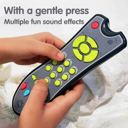 3 Languages Educational TV Remote Control with Music
